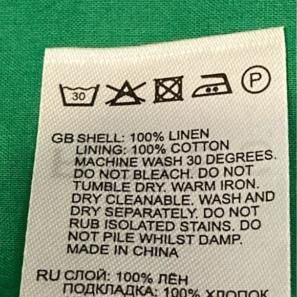 NWT Reiss Emerald Green Esme Linen Tie Side Midi Dress - Sz 2 - Picture 9 of 10